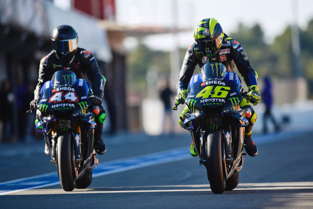 46 Valentino Rossi vs 44 Lewis Hamilton