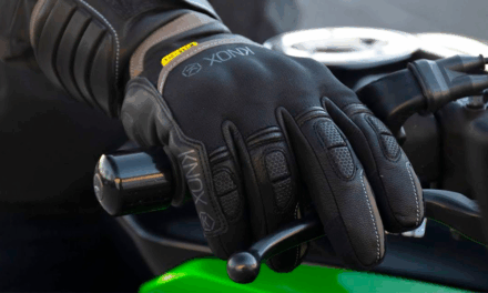 5 partes de un guante para moto