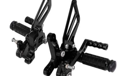 Reposapies ajustables para la moto