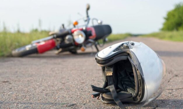 La caida mas comun en moto