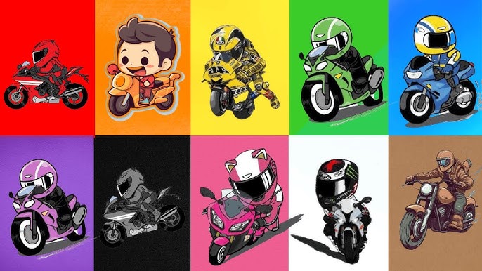 Colores prohibidos en moto…